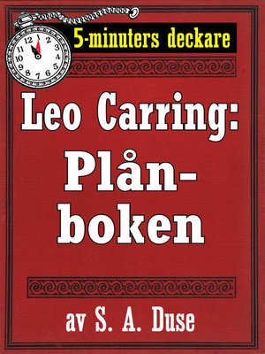 cover image of 5-minuters deckare. Leo Carring: Plånboken. En historia
